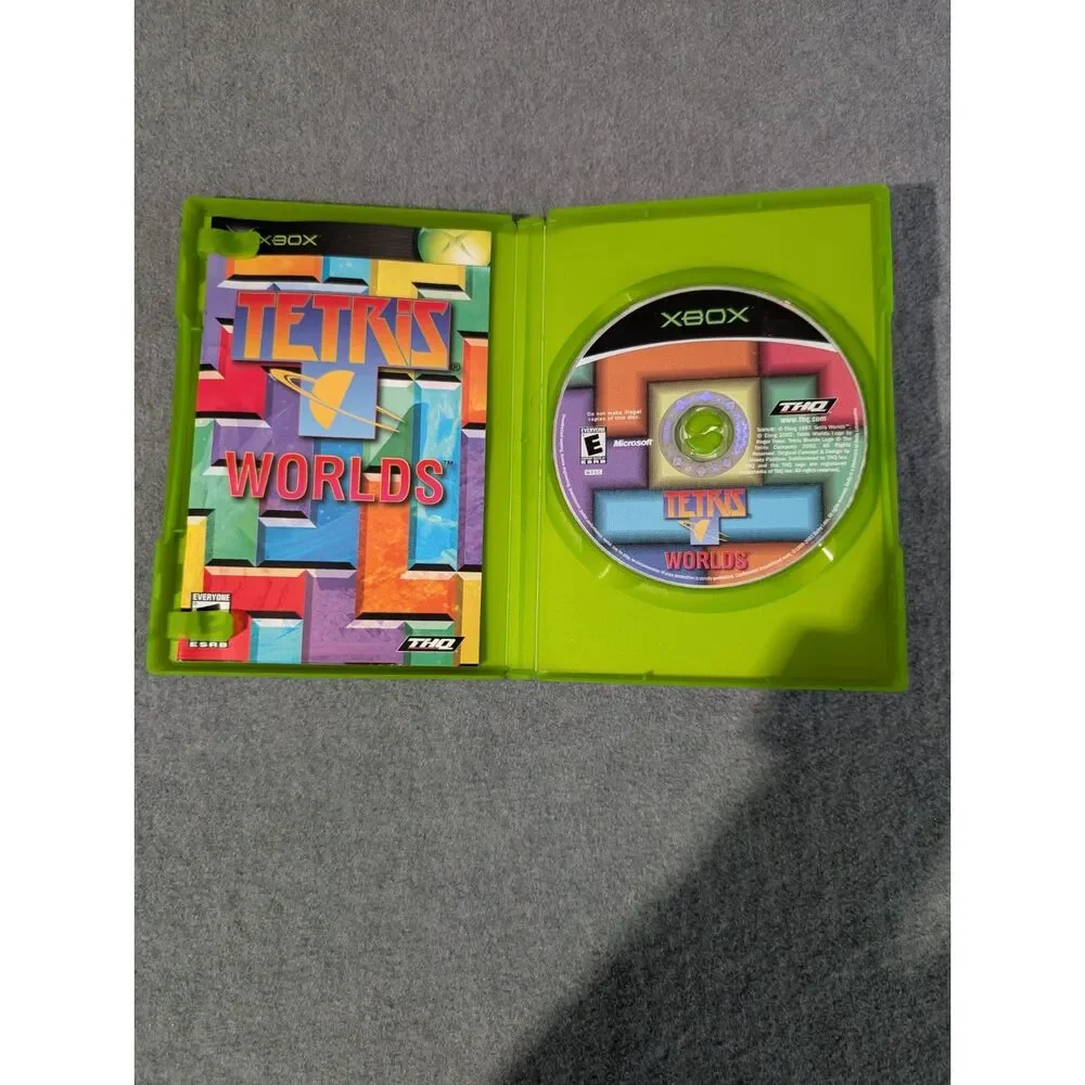Tetris Worlds Xbox Original 2002 - Complete CIB - Classic Puzzle Game THQ